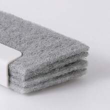 1入組2合1可拆卸窗縫清潔刷,適用於門窗裂縫,塑料角,窗台等槽隙,窗戶清潔工具刷 - 彩色 - 查看 3