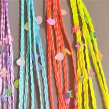 1 Diadema De Trenza Con Perforaciones Para Niñas, Con Cuentas Coloridas, Estrellas, Mariposas, Conchas Y Brillos Para Usar Todos Los Días, En La Playa, En La Calle, Viajar, Vacaciones Y Sesiones De Fotos De Niños Lindos