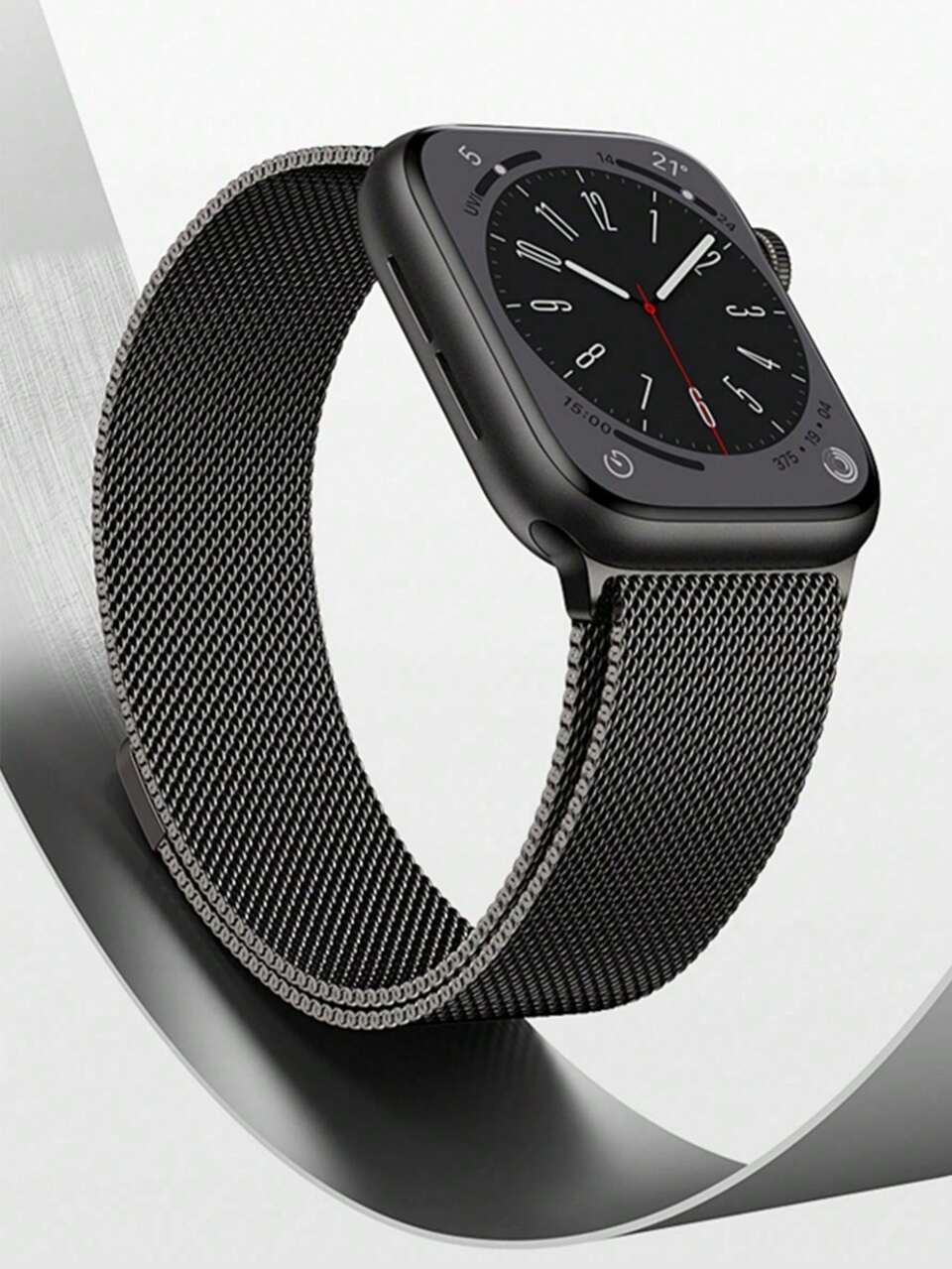 2pcs Milanese Loop Bands Compatible With Apple Watch 46mm 42mm 44mm 40mm 45mm 41mm 38mm Ultra 2 49mm, Luxury Magnetic Stainless Steel Mesh Strap, Compatible With Series 11 10 9 8 7 6 SE 5 4 3 2 1