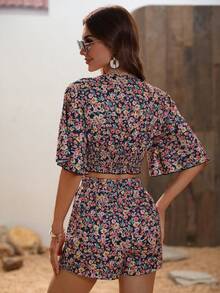 Women Two-piece Outfits - màu đen - Xem 2