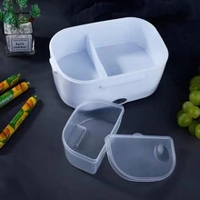 1個便攜式汽車便當盒,12v汽車食品加熱器,便攜個人迷你電熱午餐盒,適用於旅行/露營/野餐/家庭聚會