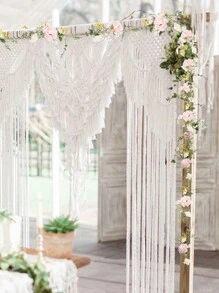 6ft Silk Peony Garland Wedding Arch Flower Artificial Peony Flower Garland Rattan With Pink And White Flowers For Wedding Party Table Decoration Party Birthday,Valentine'S Day,Mother'S Day Gift - trắng - Xem 2