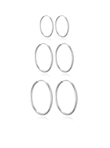 Hoop Earrings - 均碼 - 查看 1