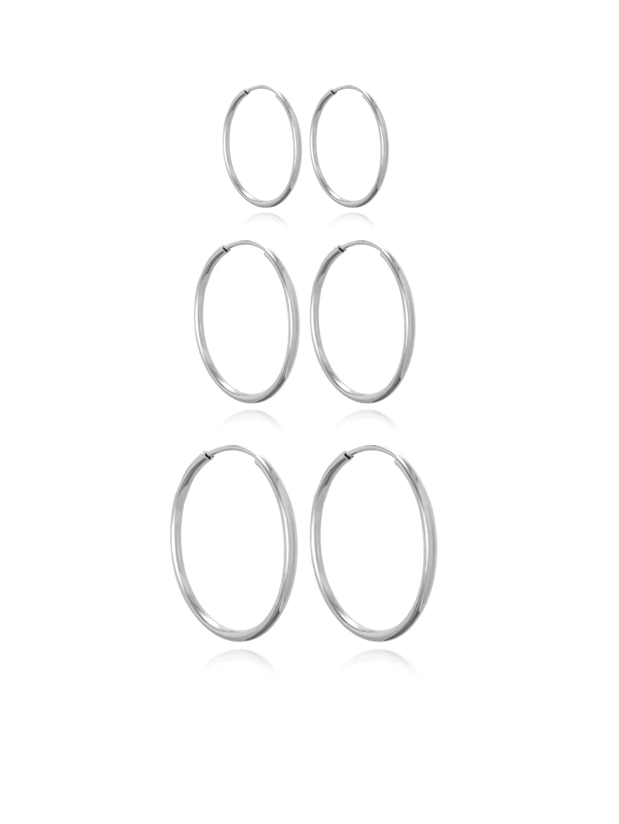 Hoop Earrings - 均碼 - 查看 1