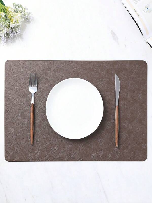 1 Pièce Isolant Thermique En Matériau Pu À Motif En Relief, Set De Table Antidérapant Et Résistant À L'huile