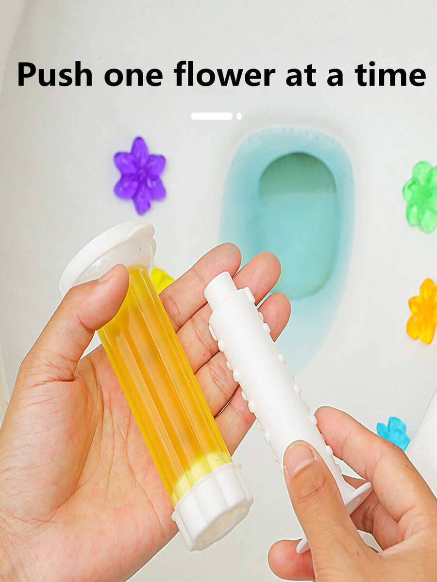 1pc Lavender Scented Toilet Deodorizer Gel, Purple SHEIN USA