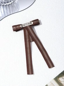 1pc Handmade Ladies' Golden Ribbon Korean Style Jk Casual Preppy Bow Tie - Multicolor - View 4