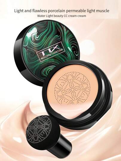 cabeza de hongo Soplo de colchón de aire Crema bb aislamiento C almohadón crema