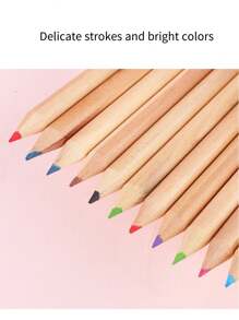 12入組韓國創意卡通小桶裝彩色鉛筆,兒童繪畫涂鴉彩色鉛筆,小學補給品,幼兒園藝術培訓鉛筆配尖器,兒童彩色鉛筆幼兒園塗鴉筆彩色鉛筆素描繪畫筆製圖筆,短式顏色鉛筆培訓筆 - 彩色 - 查看 4