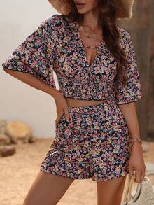 Women Two-piece Outfits - màu đen - Xem 6