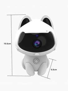 1個卡通貓造型2.4g網路攝影機,適用於家庭兒童和寵物的照顧 - USB - 查看 4