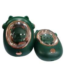 1入組可愛&創意手持可充電暖手寶 - 綠色 - 查看 5