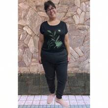 Plus Size Sports Leggings & Pants - 灰色 - 查看 1