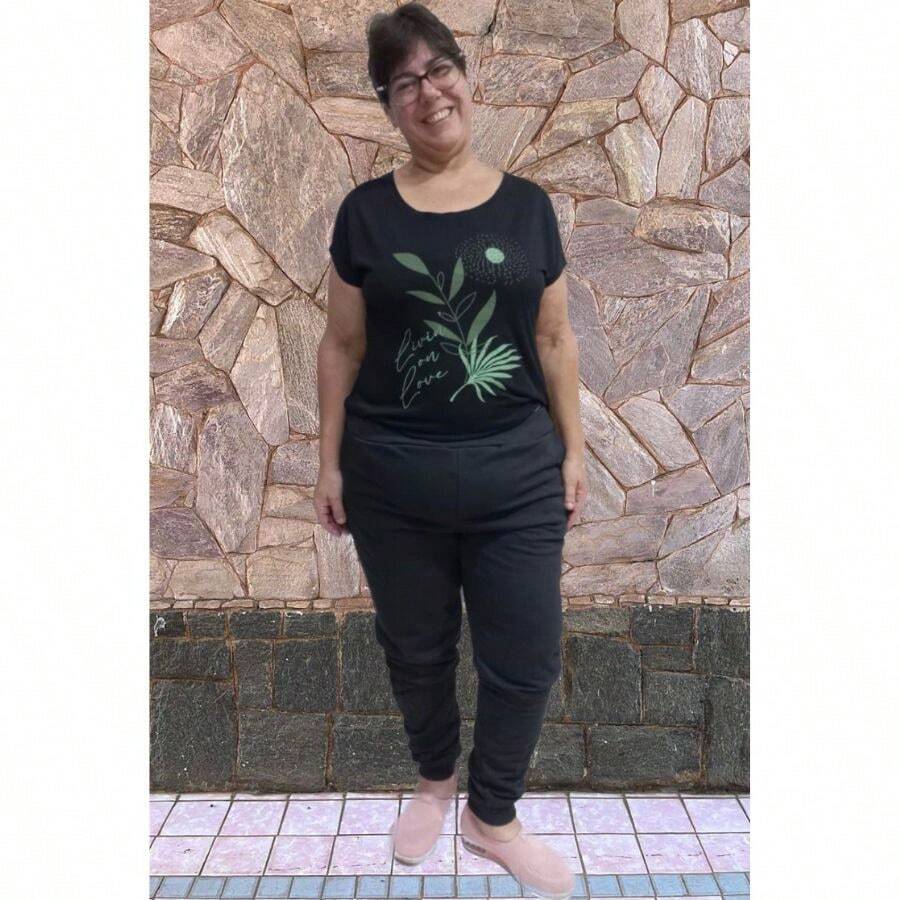 Plus Size Sports Leggings & Pants - 灰色 - 查看 1