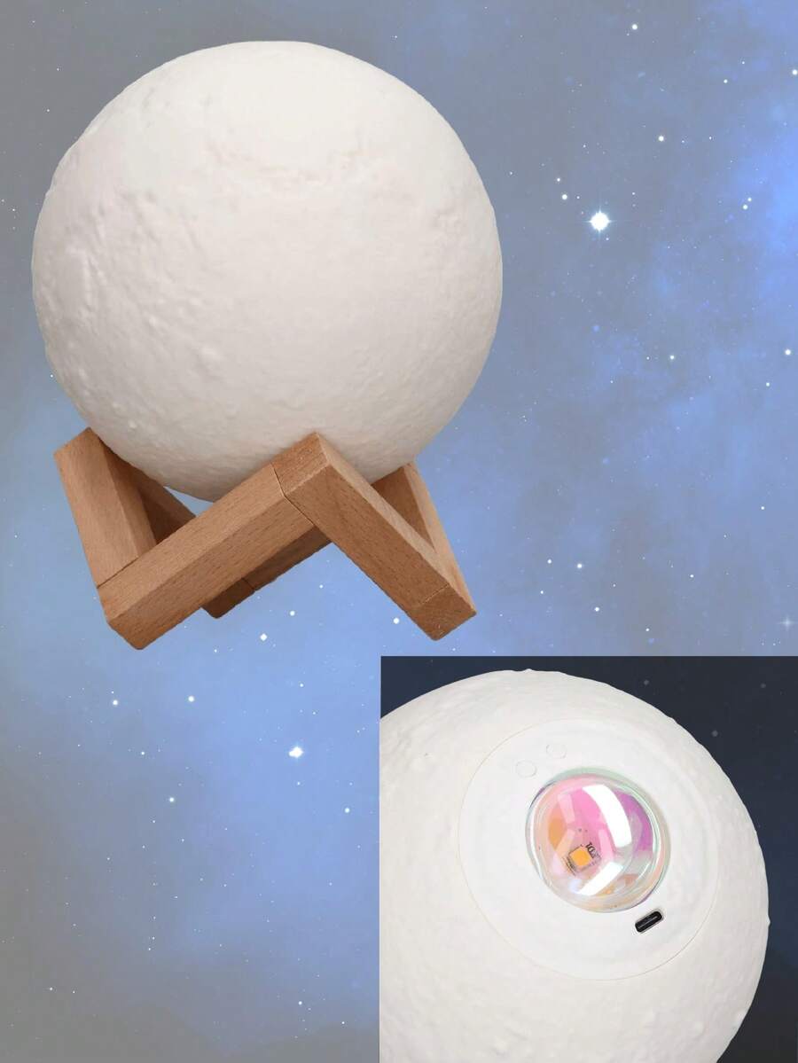 Moon Lamp, 3D Night Moon Lamp For Bedroom