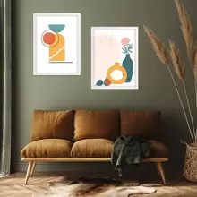 Large White Photo Frame, 30x40cm (For 28x38cm Pictures), Mdf Material, Without Picture Paper Gifts Birthday Graduation - White - View 4