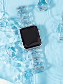 1 件清仓时尚透明亚克力表带兼容 表带 42 毫米 40 毫米 44 毫米 38 毫米 Link 智能手链 Series 8 7 6 5 4 SE 41 毫米 45 毫米 - 無色 - 查看 6