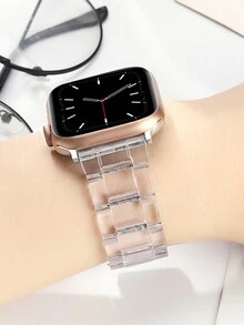 1 件清仓时尚透明亚克力表带兼容 表带 42 毫米 40 毫米 44 毫米 38 毫米 Link 智能手链 Series 8 7 6 5 4 SE 41 毫米 45 毫米 - 無色 - 查看 5