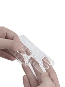 4pcs/6pcs Transparent Silicone Anti-Slip Pads, Soft Cushion Stickers For High Heels, Sandals And Flats - Clear - View 4