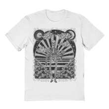Nearly There Carpe Diem Graphic White Unisex Cotton Short-Sleeve T-Shirt - 白色 - 查看 1