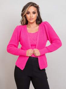 Women Sweater Co-ords - 粉色 - 查看 2