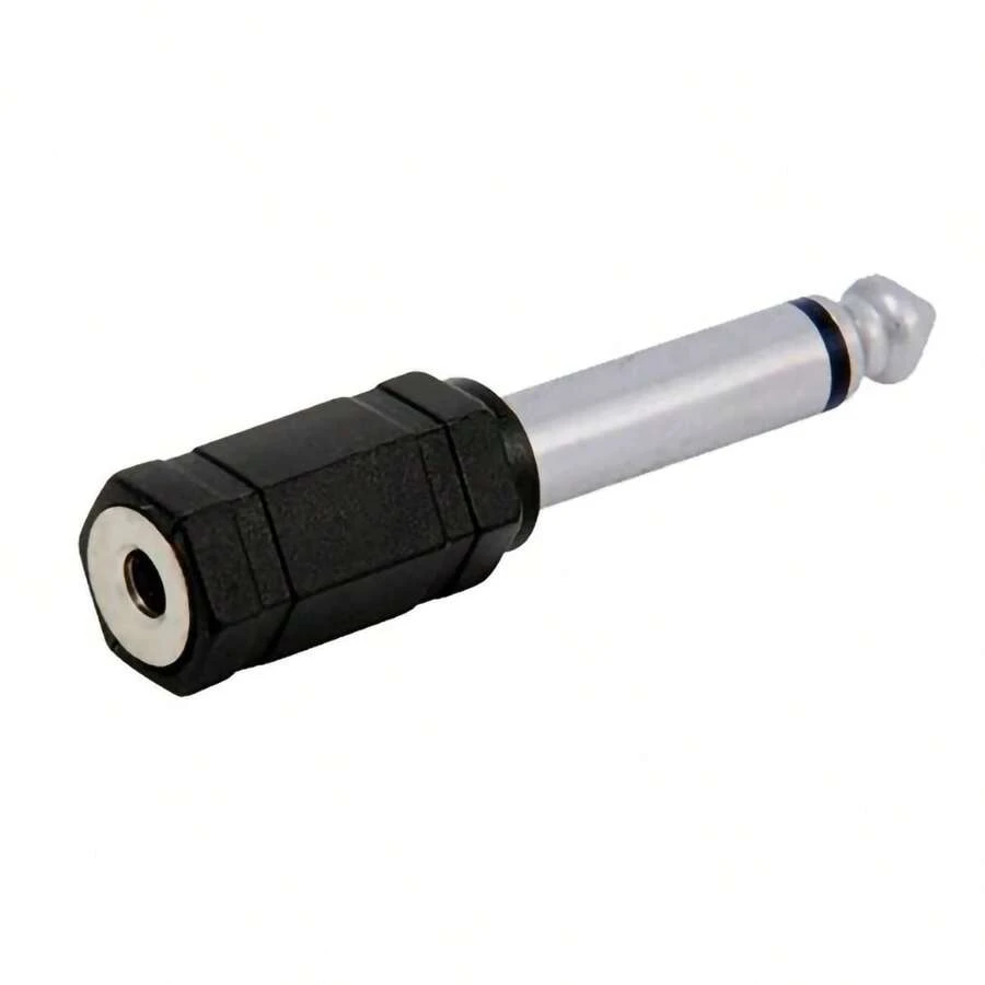 Headphone Auxiliary Adapter 3.5mm Female To 6.3mm Male Mono