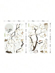 Tree & Bird Wall Sticker - Multicolor - View 5