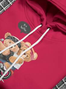 Men Sweatshirts - 紅色 - 查看 2