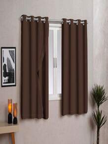 Curtains - Rust Brown - View 1