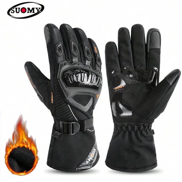 suomy Motorcycle Gloves Windproof Waterproof Guantes Moto Motorbike Riding Gloves Touch Screen Moto Motocross Gloves Winter