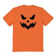 Nearly There Lantern Graphic Orange Unisex Cotton Short-Sleeve T-Shirt - 橘色 - 查看 2