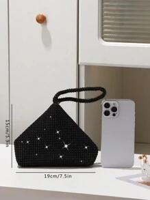 Glamouröse, Elegante, Exquisites, Ruhig Luxuriöse Pailletten, Stilvoll, Luxuriös, Glänzendes Glitzerndes Abendparty Clutch Abendtasche, Dinner Tasche Strass, Kunstperle Für Partymädchen, Frau, Braut - Perfekt Für Party, Hochzeit, Abschlussball, Abendessen/bankett