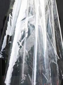 透明tpu布料,適用於服裝雨衣、薄膜防水、用於包裝布料等 - 無色 - 查看 2