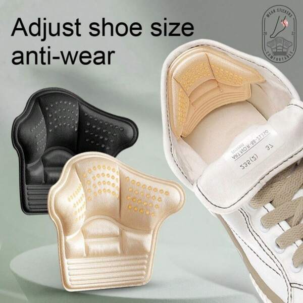 Heel Grips Protector, Anti-Slip Shoe Inserts, Prevent Friction, Fit Shoes Perfectly, Adjust Shoe Size