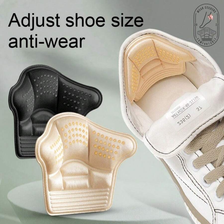 Heel Grips Protector, Anti-Slip Shoe Inserts, Prevent Friction, Fit Shoes Perfectly, Adjust Shoe Size