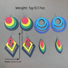 Bông tai lủng lẳng - phong cách một - Xem 4