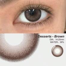 1對porslen顏色甜點系列定期使用隱形眼鏡14.2mm - 棕色 - 查看 5