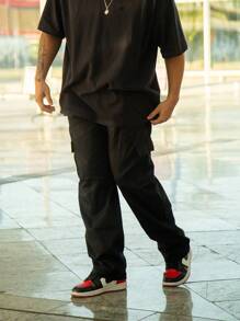 Men Pants - 黑色 - 查看 1