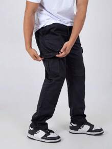 Men Pants - 黑色 - 查看 3
