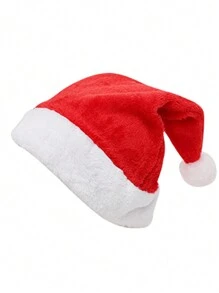 1頂聖誕節毛絨帽,適用於派對裝扮 - 紅白色 - 查看 5