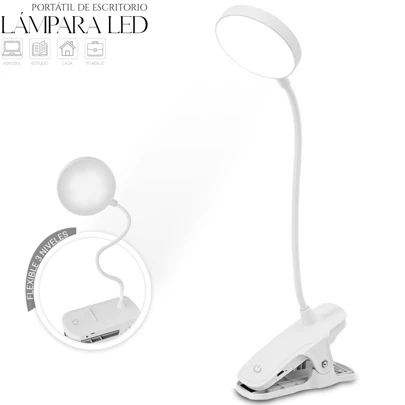 Shendy Vendy Lámpara Led Escritorio Recargable Con Soporte Para Celular