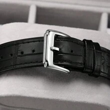 SEAKOSS 圓形錶盤機械手表 - 杏色 - 查看 6