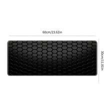 滑鼠墊,遊戲桌墊,蜂巢狀,機械熱圖,超大尺寸,厚,防滑橡膠,邊緣鎖定