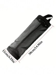 1入組網紗懸掛垃圾袋收納袋,塑膠包支架,壁掛式塑膠包,可折疊透氣可水洗食品雜貨袋支架分配器適用於廚房,浴室和辦公室,家庭廚房用品