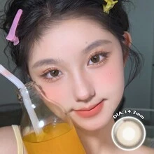 1副彩色膠原蛋白系列隱形眼鏡年用14.2mm