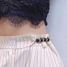 2pcs Black Waist Cinch Clip - Black - View 1