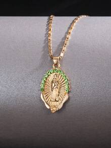 1個時尚的合金項鍊,適合女性佩戴