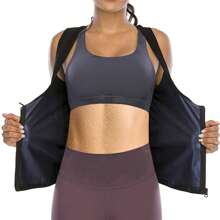 Sports Outdoor 1pc Women Adjustable Slimming Corset Neoprene Sauna Tank Top Zipper Weight Loss Vest Waist Trainer Shapewear Waist Trainer Corset