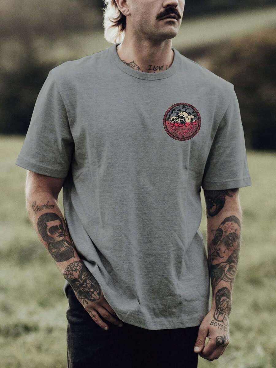 Men T-Shirts - Grey - View 1