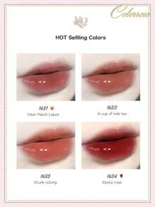 COLORROSE Mirror Water Lip Gloss,  Glass Lip Gloss,   Diamond Lip Plumper Gloss, Moisturizing Liquid Lipstick, Daily Makeup Cosmetic